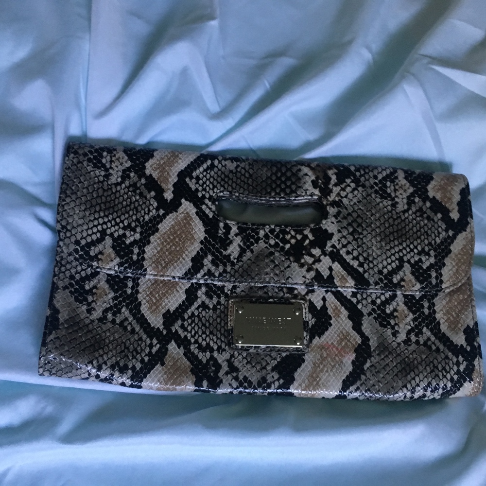 Nine West Snakeskin clutch